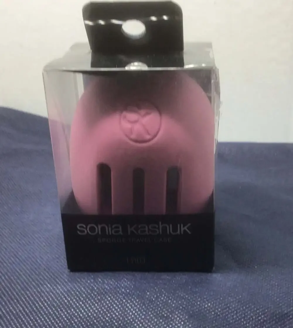 Sonia Kashuk Silicone Sponge Travel Case Pink